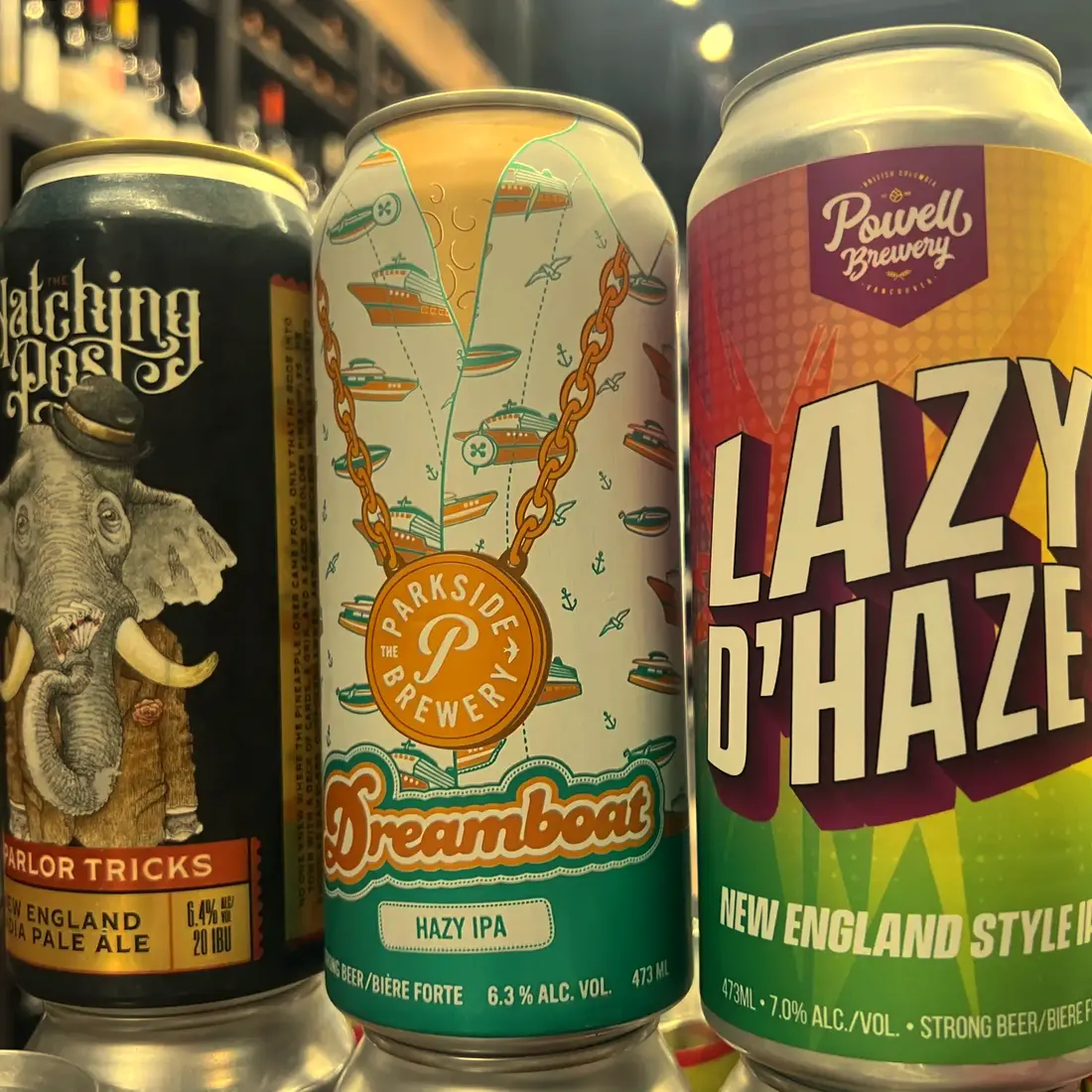 BC craft beer cans